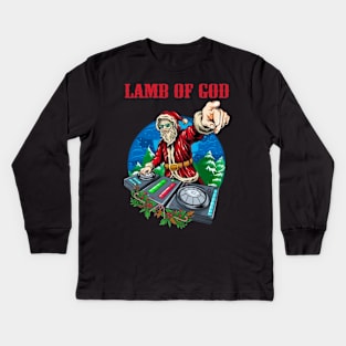 LAMB OF GOD BAND XMAS Kids Long Sleeve T-Shirt